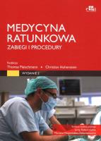 Medycyna ratunkowa. Zabiegi i procedury. Autor: Fleischmann red. T.. SmakLiter.pl Okładka książki Medycyna ratunkowa. Zabiegi i procedury