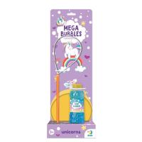 Mega bańki mydlane Jednorożce 450ml. Wydawca: Dodo. SmakLiter.pl Opakowanie Mega bańki mydlane Jednorożce 450ml