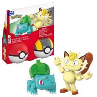 Opakowanie Mega Pokemon Pokeball Bulbazaur i Meowth JCR82
