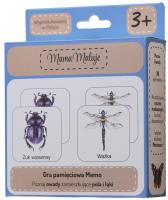 Memo Owady. Wydawca: Mama Maluje. SmakLiter.pl Opakowanie Memo Owady