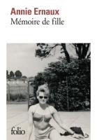 Memoire de fille. Autor: Annie Ernaux. SmakLiter.pl Okładka książki Memoire de fille