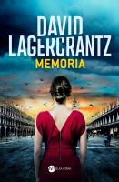 Memoria. Autor: David Lagercrantz. SmakLiter.pl Okładka książki Memoria