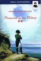 Memoriał ze św. Heleny Tom 2. Autor: Emmanuel de Las Cases. SmakLiter.pl Okładka książki Memoriał ze św. Heleny Tom 2