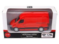 Opakowanie Mercedes Benz Sprinter czerwony