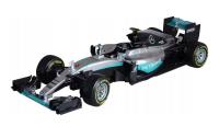 Opakowanie Mercedes F1 W07 Hybrid Rosberg silver 1:18 BBURAGO