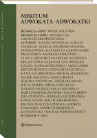 Meritum Adwokata Adwokatki. Autor: Wiliński Paweł, Katarzyna Gajowniczek-Pruszyńska. SmakLiter.pl Okładka książki Meritum Adwokata Adwokatki