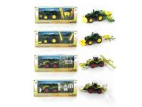 Opakowanie Metalowy traktor + maszyna rolnicza mix