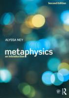 Metaphysics. Autor: Ney. SmakLiter.pl Okładka książki Metaphysics