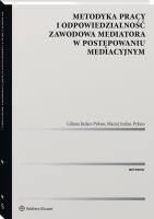 Metodyka pracy i odpowiedzialność zawodowa. Autor: Liliana Indan-Pykno, Maciej Indan-Pykno. SmakLiter.pl Okładka książki Metodyka pracy i odpowiedzialność zawodowa
