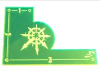 Opakowanie Miarka do gier bitewnych 3, 2, 1, 1/2 cala GC