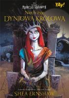 Okładka książki Miasteczko Halloween Tima Burtona. Niech żyje Dyniowa Królowa