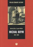 Michał Boym 1612-1659. Autor: Giza Andrzej, Lucyna Rotter. SmakLiter.pl Okładka książki Michał Boym 1612-1659