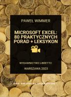 Microsoft Excel: 80 praktycznych porad + Leksykon. Autor: Wimmer Paweł. SmakLiter.pl Okładka książki Microsoft Excel: 80 praktycznych porad + Leksykon