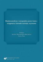 Międzynarodowe i europejskie prawo karne.... Autor: red. Joanna Nowakowska-Małusecka, Ilona Topa. SmakLiter.pl Okładka książki Międzynarodowe i europejskie prawo karne...