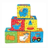 Miękkie kostki - zestaw klocków MC090601-01. Wydawca: Aston Active. SmakLiter.pl Opakowanie Miękkie kostki - zestaw klocków MC090601-01