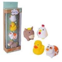 Opakowanie Miękkie zwierzątka do kąpieli 4szt