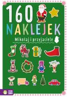 Mikołaj i przyjaciele. 160 naklejek. Autor: Zuzanna Osuchowska. SmakLiter.pl Okładka książki Mikołaj i przyjaciele. 160 naklejek
