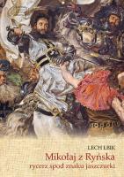 Mikołaj z Ryńska rycerz spod znaku jaszczurki. Autor: Łbik Lech. SmakLiter.pl Okładka książki Mikołaj z Ryńska rycerz spod znaku jaszczurki