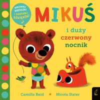Mikuś i duży czerwony nocnik. Autor: Reid Camilla. SmakLiter.pl Okładka książki Mikuś i duży czerwony nocnik