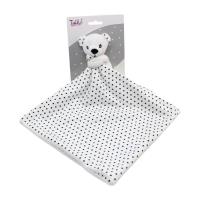 Opakowanie Miluś miś czarno-biały 25cm