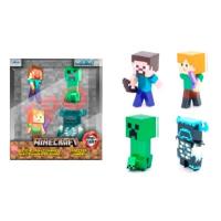Minecraft figurki metalowe 6,5cm 4szt. Wydawca: Jada. SmakLiter.pl Opakowanie Minecraft figurki metalowe 6,5cm 4szt