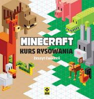 Minecraft Kurs rysowania Zeszyt ćwiczeń. Autor: Michał Zacharzewski. SmakLiter.pl Okładka książki Minecraft Kurs rysowania Zeszyt ćwiczeń
