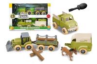 Opakowanie Mini farma traktor z przyczepą do skręcania