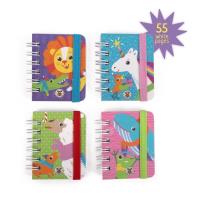 Opakowanie Mini notatnik z gumką Magic Moments 1szt.mix