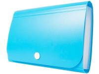 Mini organizer harmonijkowy PP zatrzask niebieski. Wydawca: TETIS. SmakLiter.pl Opakowanie Mini organizer harmonijkowy PP zatrzask niebieski