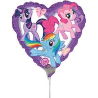 Opakowanie Mini shape. Balon foliowy My Little Pony serce