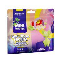 Opakowanie Mini Waffle 25el Smok Diplodok i Scena Konkursu