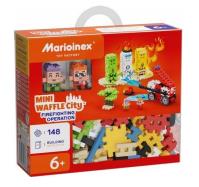 Opakowanie Mini Waffle City 148 elementów Akcja Strażacka