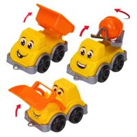 Miniaturowe pojazdy budowlane 3szt. Wydawca: Technok. SmakLiter.pl Opakowanie Miniaturowe pojazdy budowlane 3szt