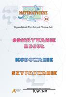Miniatury matematyczne 81 Odkrywanie reguł. Autor: Bobiński Zbigniew, Nodzyński Piotr, Uscki Mirosław. SmakLiter.pl Okładka książki Miniatury matematyczne 81 Odkrywanie reguł