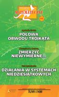 Miniatury matematyczne 86. Autor: Krause Agnieszka, Mentzen Mieczysław K., Piotr Ję. SmakLiter.pl Okładka książki Miniatury matematyczne 86