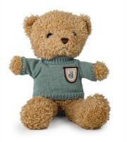 Opakowanie Miś brązowy 22cm w sweterku miętowy