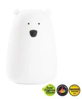 Opakowanie Miś duży lampka silikonowa biała