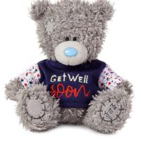 Miś - Get Well Soon w koszulce 11cm. Wydawca: Carte Blanche Greetings Ltd.. SmakLiter.pl Opakowanie Miś - Get Well Soon w koszulce 11cm