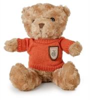 Opakowanie Miś kudłaty 22cm w sweterku pomarańczowy