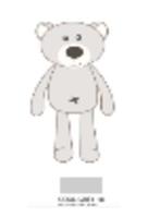 Miś Tulimy jasnoszary 19cm. Wydawca: Balibazoo. SmakLiter.pl Opakowanie Miś Tulimy jasnoszary 19cm