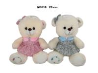 Opakowanie Miś w sukience 29cm MIX