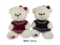 Opakowanie Miś w sukience 30cm MIX