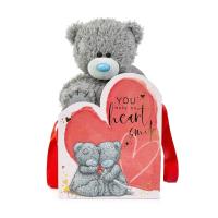 Miś w torebce - You Make My heart Smile 13cm. Wydawca: Carte Blanche Greetings Ltd.. SmakLiter.pl Opakowanie Miś w torebce - You Make My heart Smile 13cm