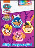 Okładka książki Misja rozpoczęta. Psi Patrol. Dodaj kolorów