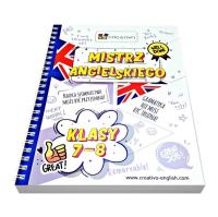 Mistrz angielskiego - kurs dla uczniów klas 7-8. Autor: Dwornik Paweł. SmakLiter.pl Okładka książki Mistrz angielskiego - kurs dla uczniów klas 7-8