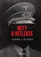 Okładka książki Mity o Hitlerze