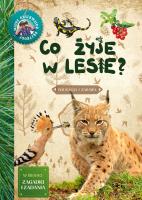 Młody obserwator przyrody - Co żyje w lesie. Autor: Wojciech Gil. SmakLiter.pl Okładka książki Młody obserwator przyrody - Co żyje w lesie