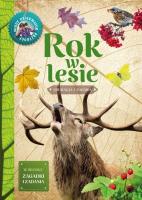 Młody obserwator przyrody - Rok w lesie. Autor: Wojciech Gil. SmakLiter.pl Okładka książki Młody obserwator przyrody - Rok w lesie
