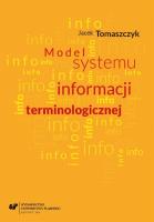 Okładka książki Model systemu informacji terminologicznej