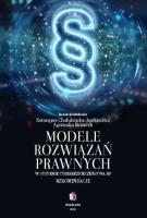 Modele rozwiązań prawnych w systemie cyber.... Autor: Chałubińska-Jentkiewicz Katarzyna, Agnieszka Brzo. SmakLiter.pl Okładka książki Modele rozwiązań prawnych w systemie cyber...